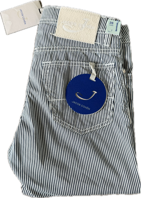 Jacob Cohën Style 688 - Size 28 (Blue/ White) (New)