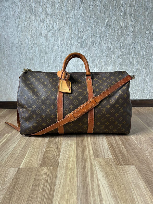 Louis Vuitton Keepall Bandoulière 55 — Toile Monogram