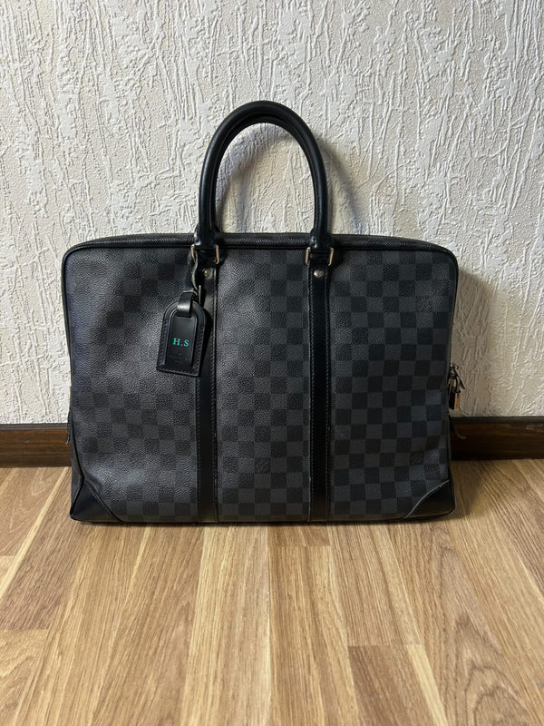 Porte-Documents Voyage – Damier Graphite