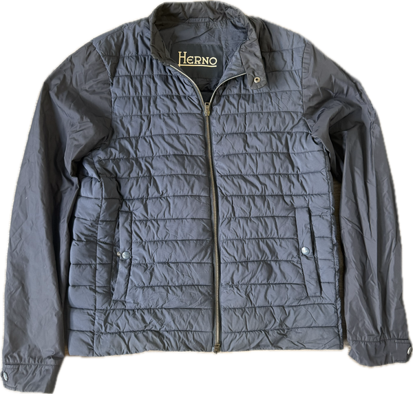 Herno cardigan - Size 50 / Large (Navy)