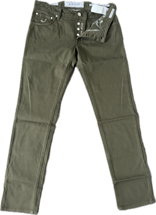 Jacob Cohën Style 622 - Storlek 33 (Khaki) (Ny)
