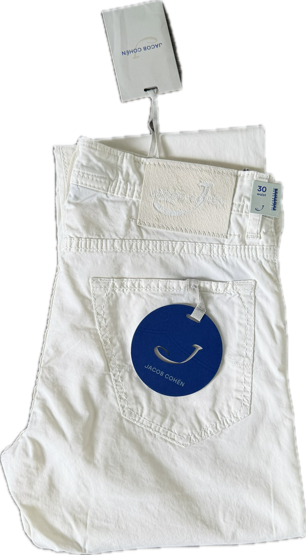 Jacob Cohën Style 622 - (Size 30) White (New)