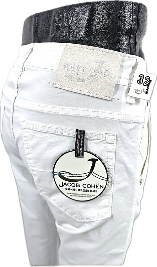 Jacob Cohën modell 613 – storlek 32 (vit) ny