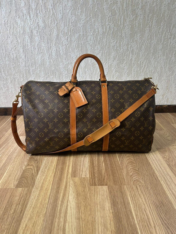 Louis Vuitton Keepall Bandoulière 55 — Toile Monogram